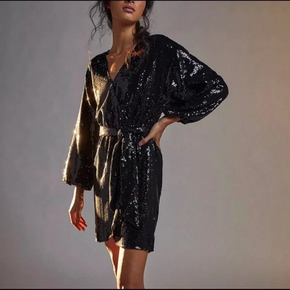 lisabette sequined mini dress Anthropologie Sequin Dress, Tops, Skirts Shop
